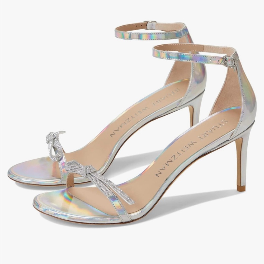 New! Stuart Weitzman Nudist Bow 75 Size: 8.5M, MSRP $575